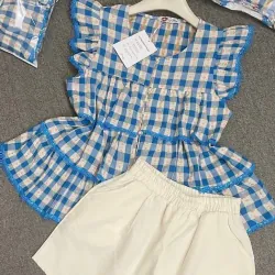 Đồ bộ mặc nhà mới cắt mác chưa giặt chưa mặc