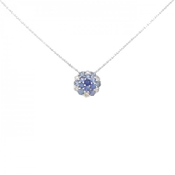 K18WG Sapphire Necklace - Hàng hiệu Authentic