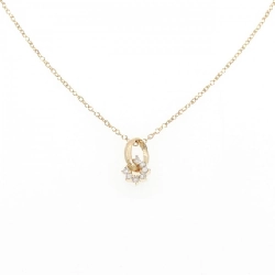 K18YG Dây chuyền kim cương 0.10CT - Hàng hiệu Chính hãng