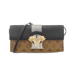 Túi xách vai Louis Vuitton Monogram Reverse Pochette Column M44101 - Hàng hiệu Chính hãng