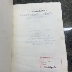 Anh em nhà karamazov F. Dostoevski xb 2000 full bộ 758457