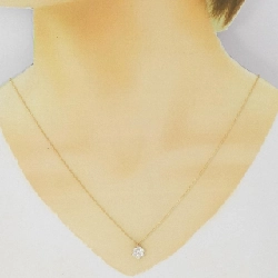 K18PG/K18YG Dây chuyền kim cương hoa 0.50CT - Hàng hiệu Chính hãng 860617