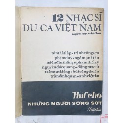 12 nhạc du ca Việt Nam - Bút Nhạc xuất bản 127822