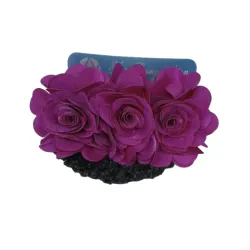 Kẹp búi tóc lưới đính bông thời trang công sở nhà hàng đủ màu 798819