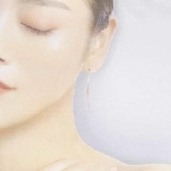 K18YG Bông tai kim cương ba viên 0.06CT - Hàng hiệu Chính hãng 877466