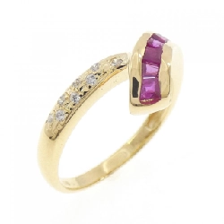 Nhẫn Ruby K18YG 0.85CT - Hàng hiệu Chính hãng