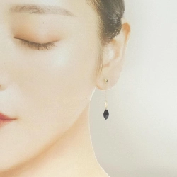 K18YG Onyx Bông tai - Hàng hiệu Chính hãng 874156