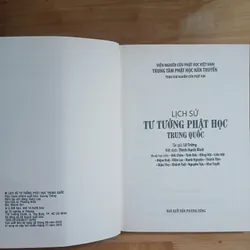 Lịch Sử Tư Tưởng Phật Học Trung Quốc - Lữ Trừng 705387