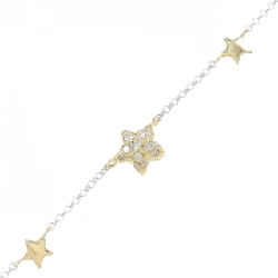 K18YG/K18WG Vòng tay kim cương sao 0.1CT - Hàng hiệu Chính hãng