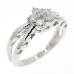 Nhẫn kim cương hoa Ponte Vecchio 0.31CT - Hàng hiệu Authentic