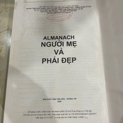 ALMANACH Người mẹ và phái đẹp 524155