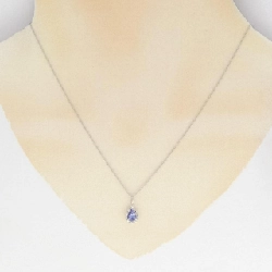 K18WG Đá Tanzanite Dây Chuyền - Hàng hiệu Chính hãng 860469