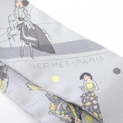 【Sản phẩm chưa sử dụng】Hermès EX-LIBRIS LES PARISIENNE Twilly 063416S khăn quàng 625665