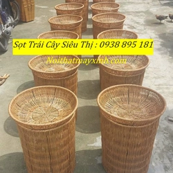 Giỏ trưng bày trái cây cho siêu thị bằng mây 383411