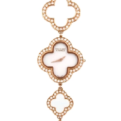 Vacheron Constantin Alhambra PG/D･BraceletD 2365149/VCARN5KC00 PG･RG Quartz - Hàng hiệu Authentic