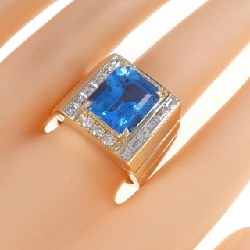 Nhẫn Blue Topaz K18YG/K18WG 7.72CT 666176