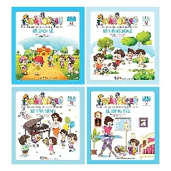 Combo Rèn Luyện Tính Cách Cho Bé 3-6 Tuổi - Bé Năng Động, Tỏa Sáng, Đáng Yêu, Sạch Sẽ - Tuần Của Bé Tháng 8 - Bộ 4 Cuốn - Dương Hà Ngân, Minh Tâm 352236