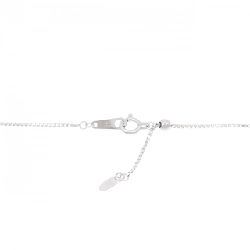 Dây chuyền kim cương hình trái tim K18WG 1.00CT - Hàng hiệu Chính hãng 862833