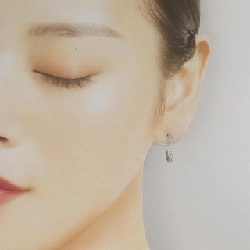 K18WG Bông tai kim cương 0.50CT - Hàng hiệu Chính hãng 863314