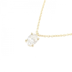 Dây chuyền kim cương K18YG 0.304CT G VS2 cắt oval - Hàng hiệu chính hãng 880175