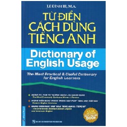 Từ Điển Cách Dùng Tiếng Anh (Bìa Cứng) - Lê Đình Bì 58387