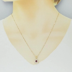 K18YG Dây chuyền Ruby 0.43CT - Hàng hiệu Chính hãng 864753