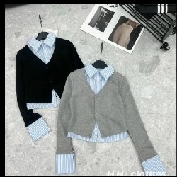 Áo cardigan giả gile