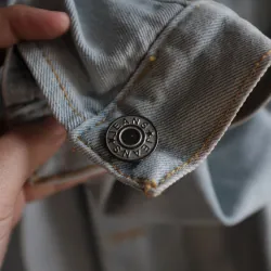 Áo Khoác Jean Nam, in hình Superman độc đáo sau lưng 701738