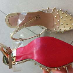 Giày trong suốt, đính đá, kiêu dáng quyến rũ,  size 36,5 19507