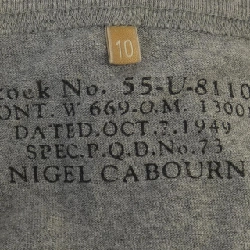 【Khuyến mãi】Áo phông NIGEL CABOURN 648136