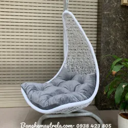 Ghế xích đu nhựa giả mây 789435