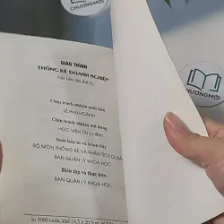 Giáo trình Thống kê Doanh nghiệp - Học viện Tài chính 688500