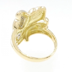 Nhẫn kim cương bướm K18YG/PT900 0.05CT 672966