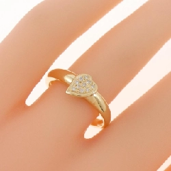 Nhẫn kim cương hình trái tim K18YG 0.05CT 668386
