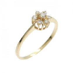 Nhẫn Kim Cương Hoa K18YG 0.09CT - Hàng hiệu Chính hãng