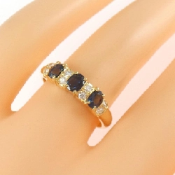 Nhẫn Sapphire K18YG - Hàng hiệu Authentic 848101