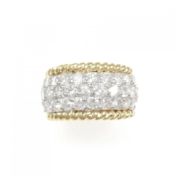 Nhẫn kim cương Pavé K18YG/PT900 2.37CT 673047