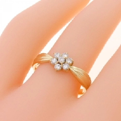 Nhẫn kim cương K18YG hoa 0.20CT 669779