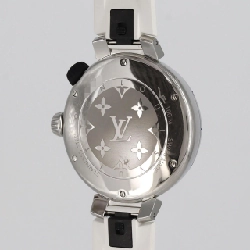 Louis Vuitton Tambour Street Diver Pacific White QA124 SS Quartz - Hàng hiệu Authentic 872306