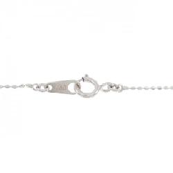 K18WG/750WG Dây chuyền kim cương hình trái tim 0.10CT - Hàng hiệu Chính hãng 859080