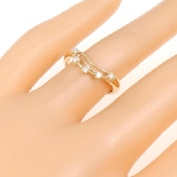 Nhẫn kim cương K18YG 0.08CT 672832