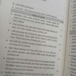 CON ĐƯỜNG TRUNG QUỐC VÀ PHÁT TRIỂN KINH TẾ CHẤT LƯỢNG CAO (BÌA CỨNG) - LỆ DĨ NINH 1003333