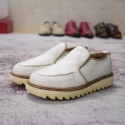 giày White Chunky Loafer