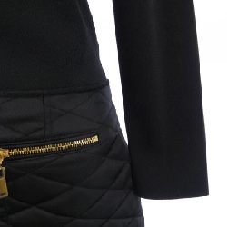 Đầm len A-line bằng hai chất liệu của Louis Vuitton FIKD01OUI 647061