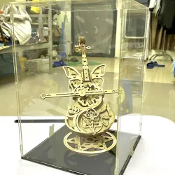 Hộp Nhạc Gỗ Lắp Ráp Đàn Violin Chuyển Động Độc Đáo 779795