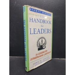 The handbook for leaders - Zenger and Folkman (bìa cứng) mới 70% ố vàng có ký tên HCM0305 ngoại văn