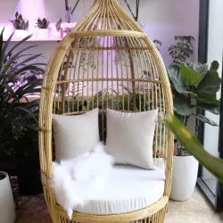 Ghế mây tổ chim decor trang trí 696871
