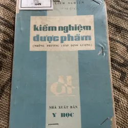 Kiểm nghiệm dược phẩm 2- 300 trang 