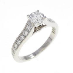 Cartier 1895 Solitaire Nhẫn 0.32CT D VVS2 EXT - Hàng hiệu Chính hãng