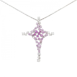 Dây chuyền Sapphire PT950/PT850 1.74CT - Hàng hiệu Chính hãng